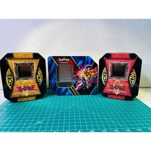 Yu-Gi-Oh Pokemon Trading Card Tin Obnoxious Celtic Guard Collectible Empty Tin